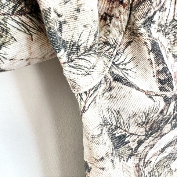 BDG Urban Outfitters slim straight high rise pine cone camouflage jeans 27 - Picture 11 of 13